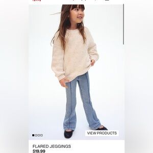 NWT H&M flare jeggings sold out Sz 6-7